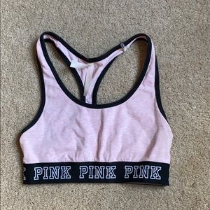 Pink Sports Bra